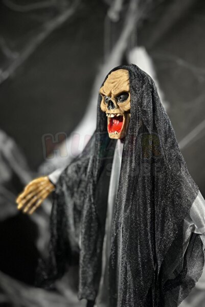 Huzur Party Store 50 Cm Pilli Sese Duyarlı Kollarına Şekil Verilebilen Işıklı Halloween Cadılar Bayramı Parti Dekoru