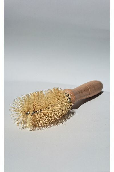 BYB Wooden Dish Cup and Bottle Brush Environmental 100% Natural