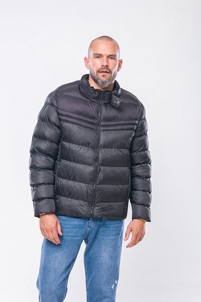 Kevin K232 Men's Black Puffer Jacket