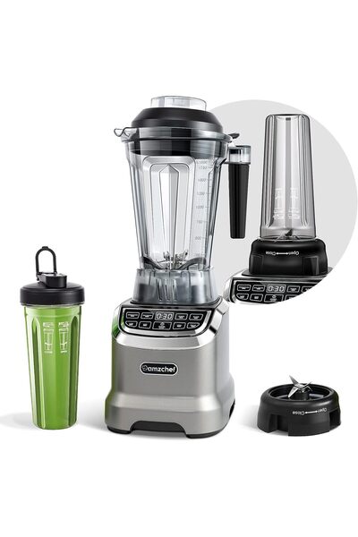 AMZCHEF Çok Panelli Akıllı Dokunmatik ekranlı AMZCHEF Blender Profesyonel Ble...