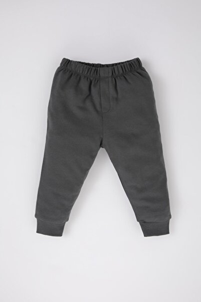 DeFacto 2-teiliges Set mit gemusterter Sweatshirt-Trainingshose für Babys