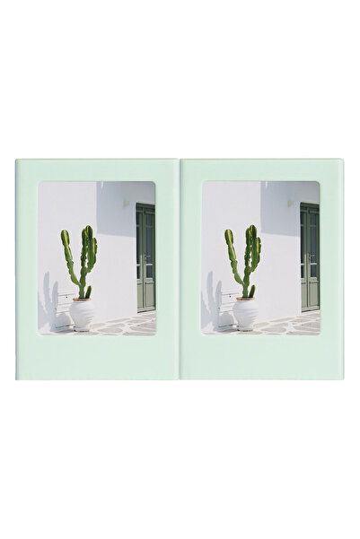 Fujifilm Instax Mini Film Uyumlu Yeşil 2'li Mıknatıslı Fotoğraf Çerçeve Seti