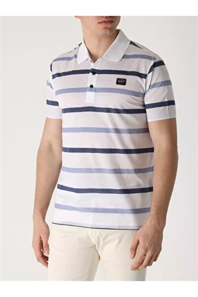 PAUL&SHARK MEN'S KNITTED POLOSHIRT C.W. COTTON