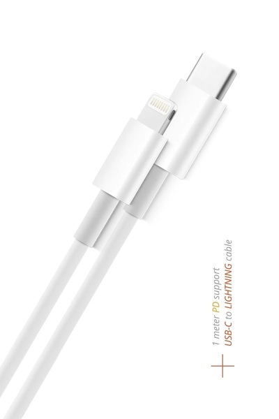 POWERWAY RXS20 Lightning Girişli 20W Şarj Aleti Adaptör ve Lightning Kablo Hızlı Şarj Başlığı Orjinal