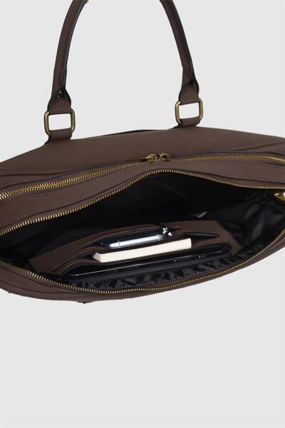 ADAM BOXES Laptop and Briefcase N-Empresario - Brown
