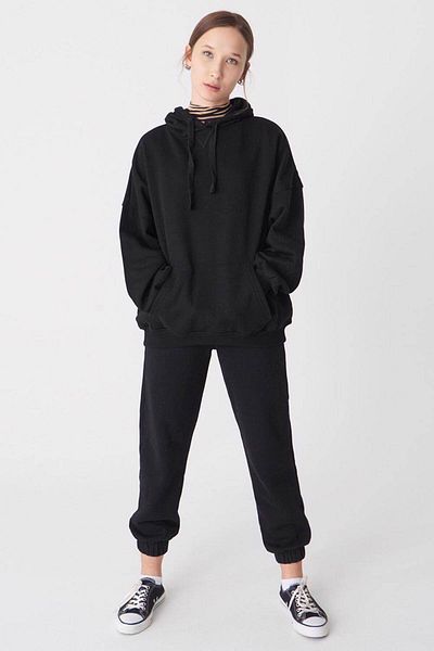 Addax Oversize mikina s kapucí S0519-asn75