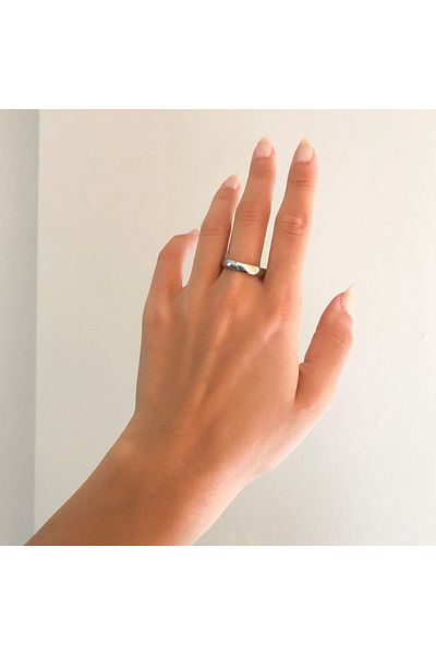 FerizZ Unisex 316L Steel Wedding Ring Ring - Yzk-355