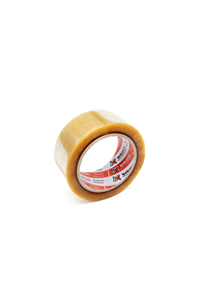 Bantix Solvix Doğal Kauçuk Ekstra Güçlü 45mm 100 Metre Koli Bandı (6'LI ŞEFFAF)