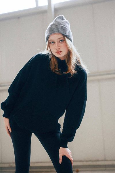 Addax Oversize mikina s kapucí S0519-asn75