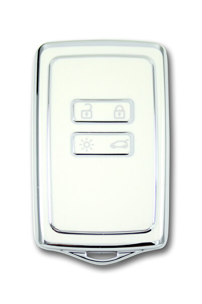 babikamium لرينو ميجان 4 تاليسمان كادجار بطاقة أبيض-فضي مفتاح السيارة التحكم ...