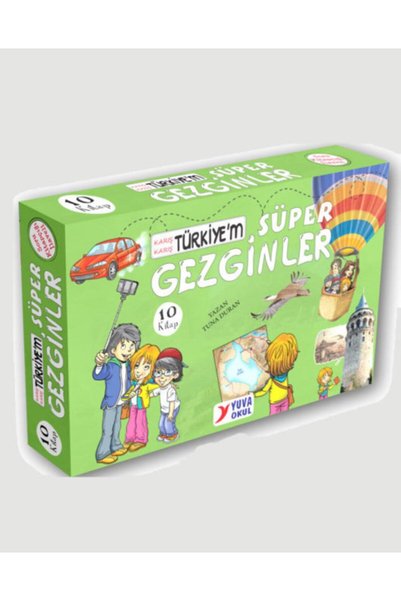 Süper Gezginler Karış Karış Türkiye 10 Books for Grades 3 and 4