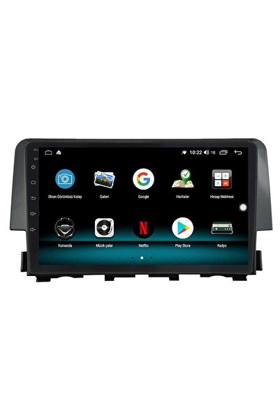Navimex HONDA CİVİC FC5 ANDROİD 13 MULTİMEDYA CARPLAY 4GB RAM+64GB HDD 2016-2021 NAVİGASYON EKRAN