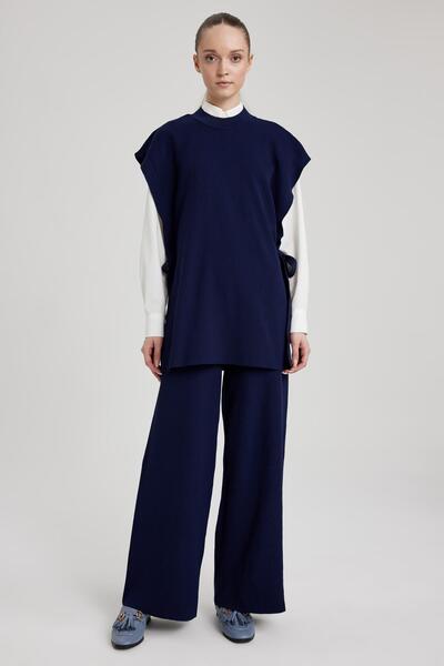 DeFacto Relax Fit Rahat Kalıp Basic Düz Casual Triko Pantolon Y1325az23au