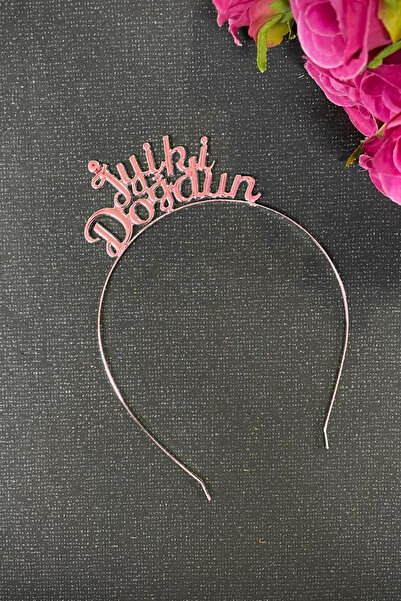 Larenya تاج معدني مكتوب عليه عيد ميلاد سعيد وتاج حفلة عيد الميلاد وتاج وردة عيد الميلاد