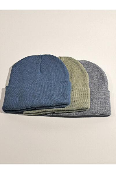 Özgöksu Şapka Set Beretă Iarnă 3 Piese Beretă Pescar De bază