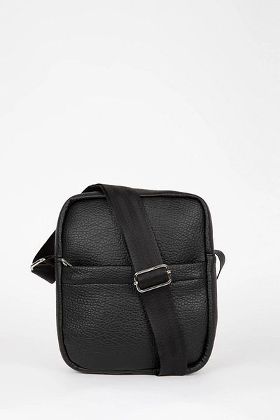 DeFacto Men's Faux Leather Crossbody Bag