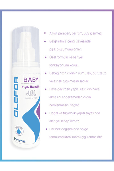 Blefor Baby Pişik Önleyici Jel