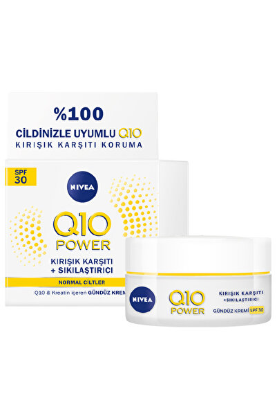 NIVEA Q10 Power Kırışıklık Karşıtı SPF30 Gündüz Yüz Bakım Kremi 50 ml
