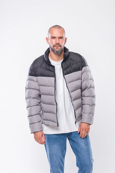 Kevin KV50 Gray Men's Puffer Jacket