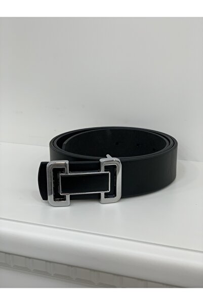 LONATOLİA Men's Buckle Belt-Black