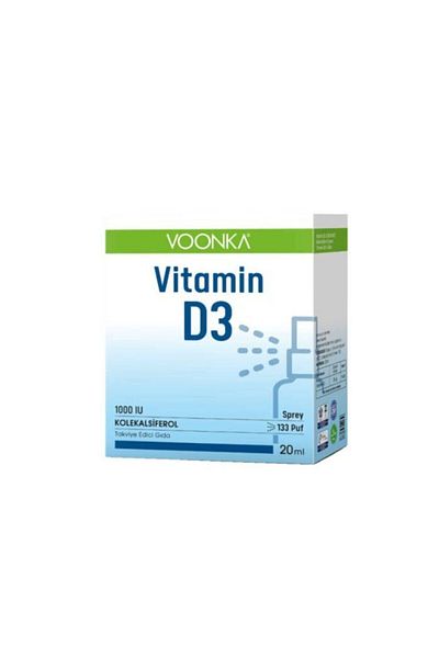 Voonka Vitamin D3 - 1000ıu Capacity 20ml