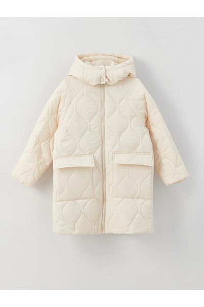 LC Waikiki Steppmantel für Mädchen mit Kapuze