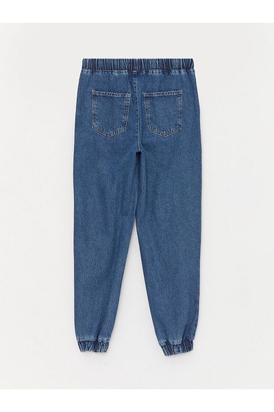 LC Waikiki بنطلون جينز نسائي بخصر مطاطي