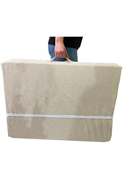 Vip Home Concept Market Ürünleri Katlanır Yer Yatağı (8 CM KALIN)Sünger Yatak 80x180x8 CM-KREM