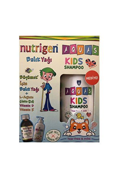 Nutrigen Balık Yağı Şurubu 200 ml + Aquas Kids Şampuan 250 ml
