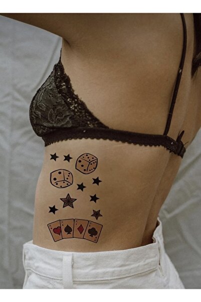 Be Best Unisex Zar ve Yıldız Desen Geçici Dövme CD521