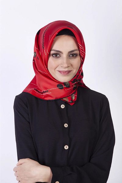 AWAM SILK Awam Silk 100% Pure Silk Scarf 90*90