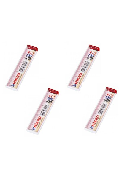 Mikromin Cetvelli 2B 0.5 Uç 75mm 4 Adet