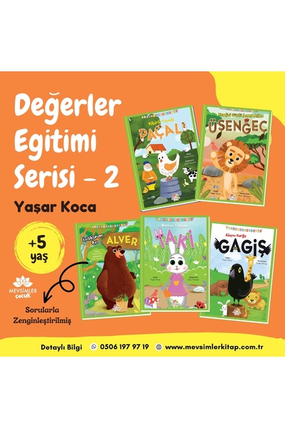 Mevsimler Kitap Değerler Eğitimi -2 Serisi
