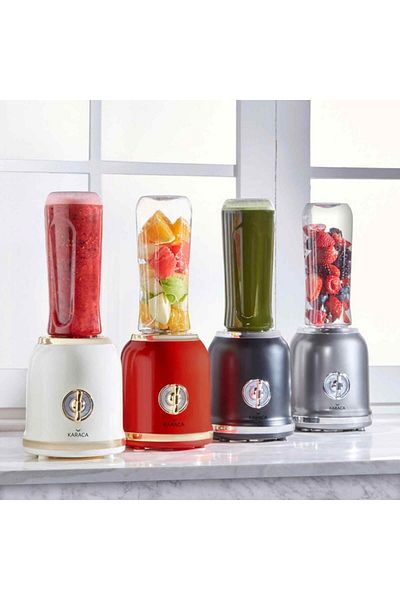 Karaca Retro Personal Smoothie Blender Red
