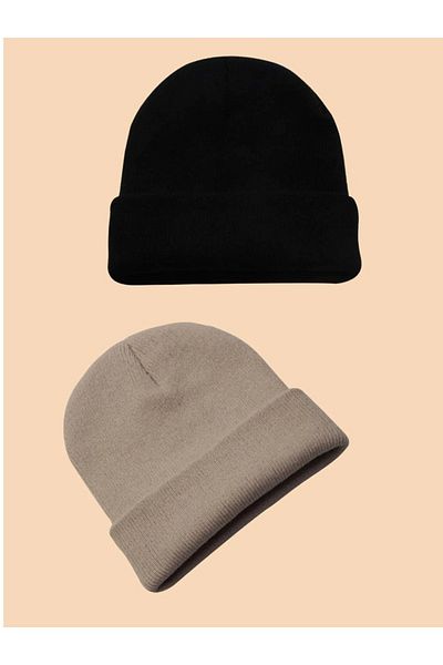 GYES Unisex Beret Folded Basic 2 Pieces