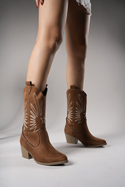 Riccon Dámské boty Rhifthil 00125001 Tan Suede