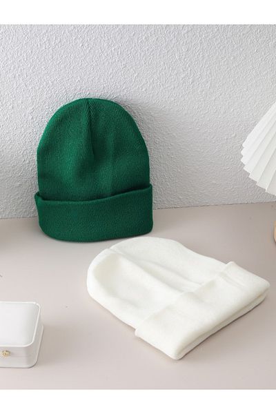 GYES Unisex Beret Folded Basic 2 Pieces
