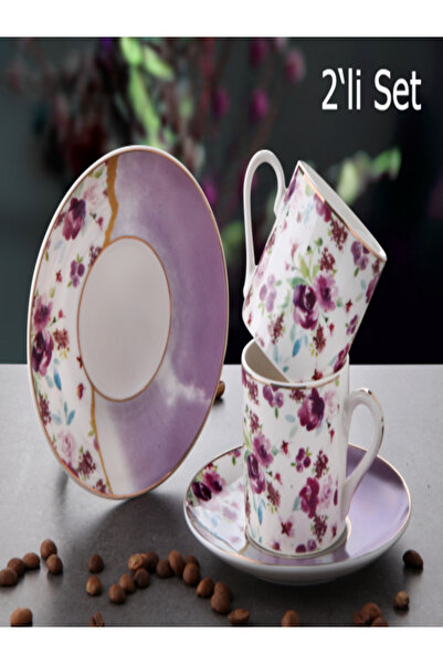 Keskinbıçak Porselen Kahve Takımı 2 Kişilik