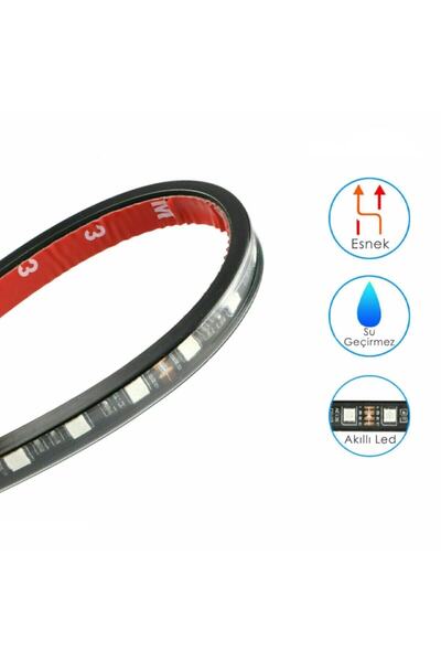 Auto Ampulance Usb Girişli 9 Ledli Araç Içi Sese Duyarlı Rgb Led Aydınlatma
