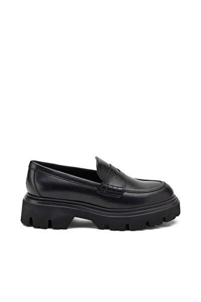 Frau Γυναικεία Oxford/παπούτσια 85l1 Seta Chunky Maccossin Nero
