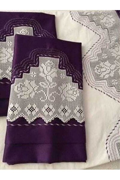 bursa çeyiz ELİŞİ DANTELLİ NEVRESİM TAKIMI ÇARŞAFI DANTELSİZ