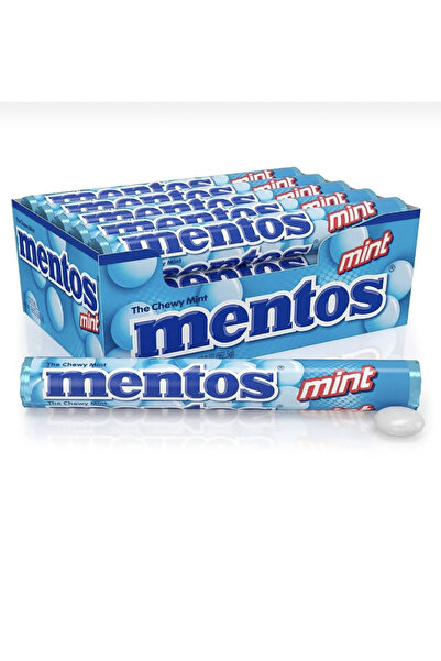 Mentos mint naneli draje şeker 1 kutu 12 adet