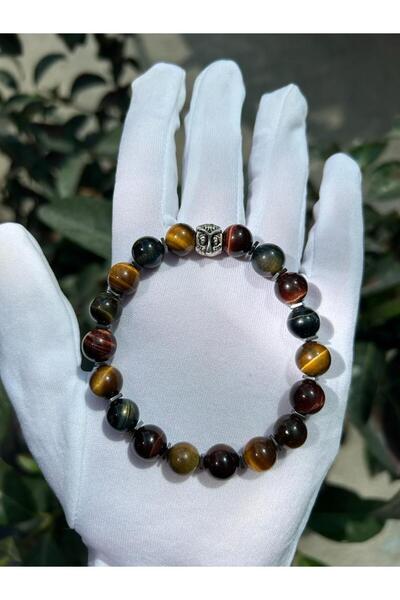Asya Gems 8 MM Sphere Cut Natural Stone - Eye and Wrist Tiger