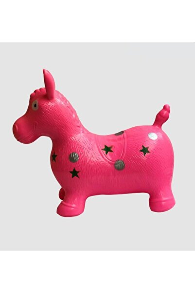 SERAY Zıp Zıp Geyik Pompa Hediyeli Oyuncak Çocuk Şisme Pilates Eğlence