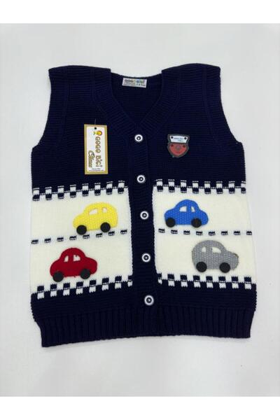 gogo bici Car Embroidered Knitwear Children's Vest