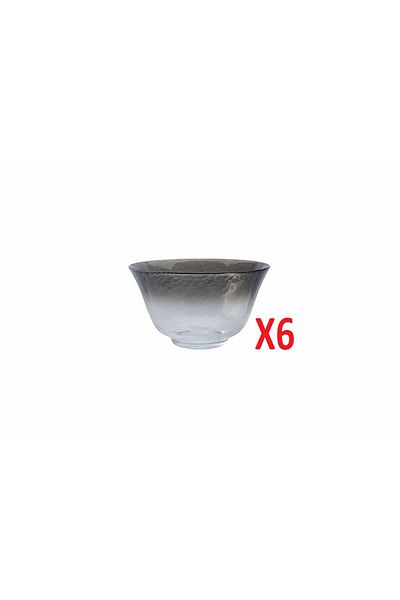 Porland Draco Smoked Bowl 13 cm 6-pack 04FIA002582