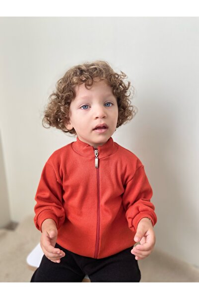 BEBEĞİME ÇORAP سترة قصيرة كبيرة الحجم بسحاب أمامي وياقة واقفة للجنسين من عمر ...