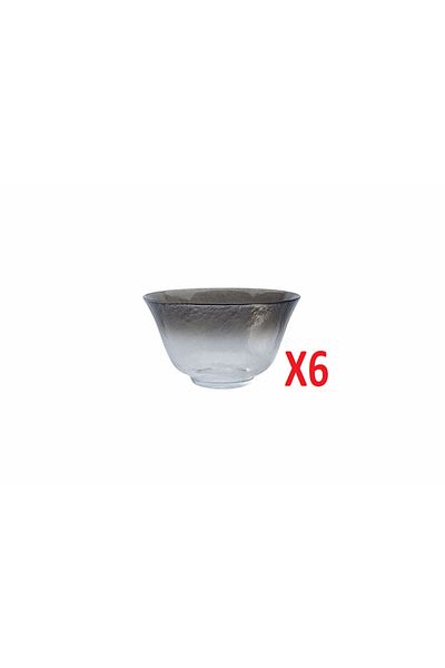 Porland Draco Smoked Bowl 15 cm 6-pack 04FIA002583