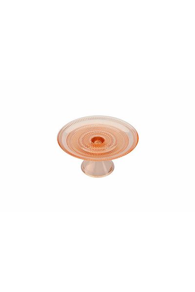 Porland Lina Orange Footed Plate 17 cm 04Fıa 002591