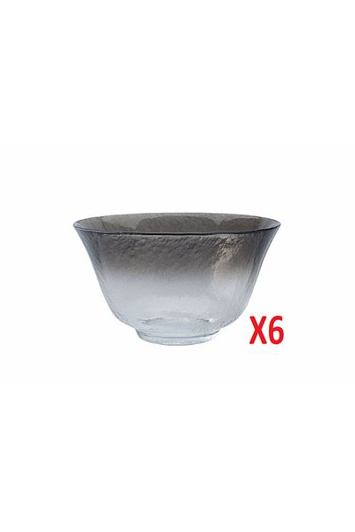 Porland Draco Smoked Bowl 28 cm 6-pack 04FIA002584